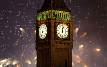 Празднование Нового Года в Англии